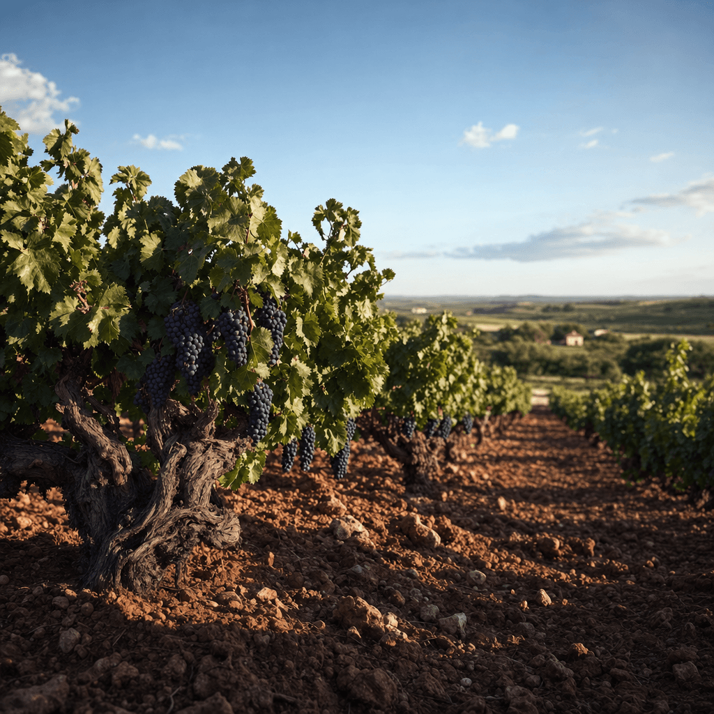 Primitivo Rotwein aus Apulien im Glas