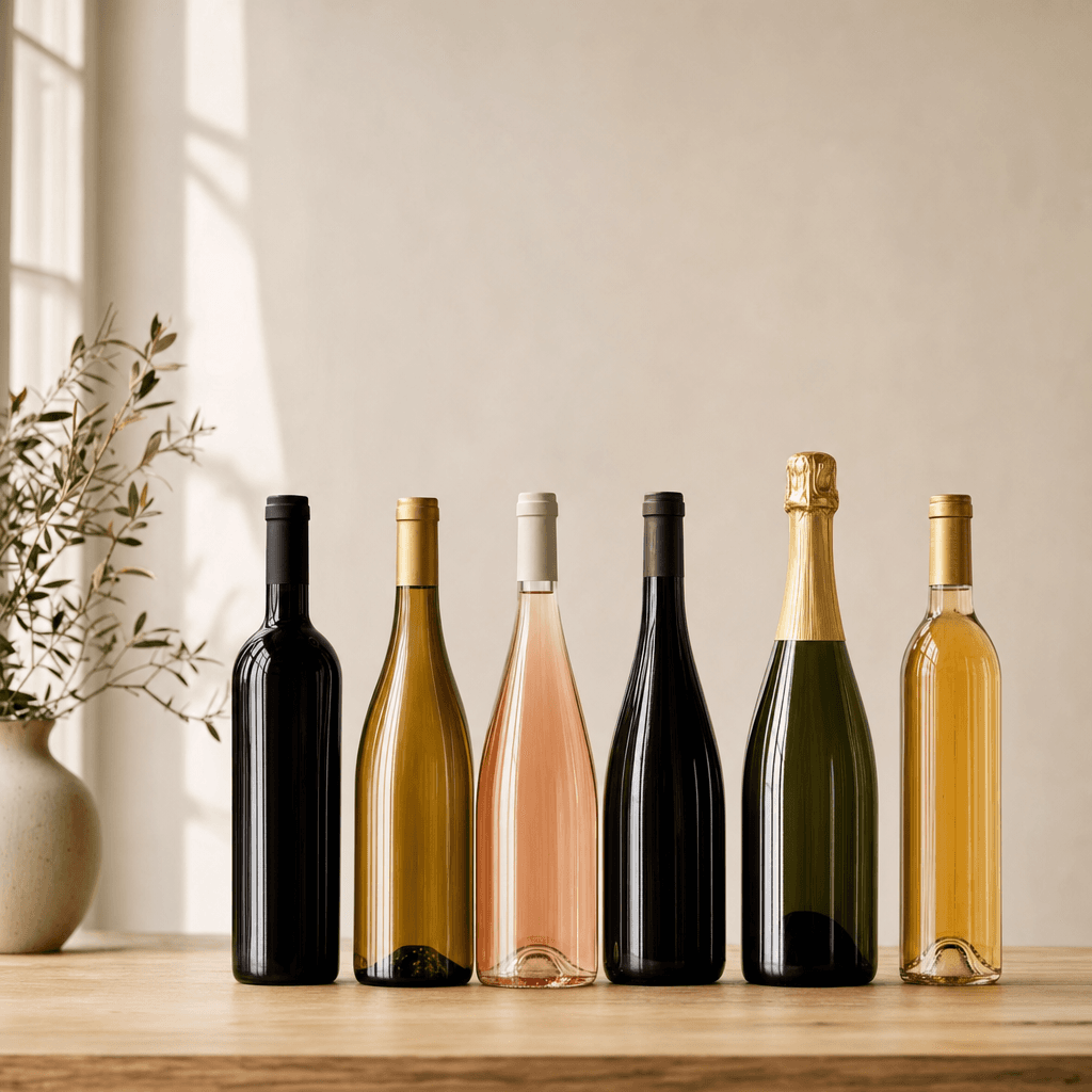 Weinflaschen im Sortiment von Weinshop365