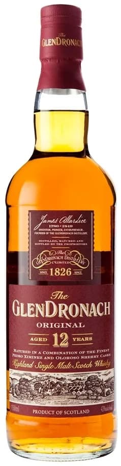Flasche Glendronach 12 Years Single Malt Whisky