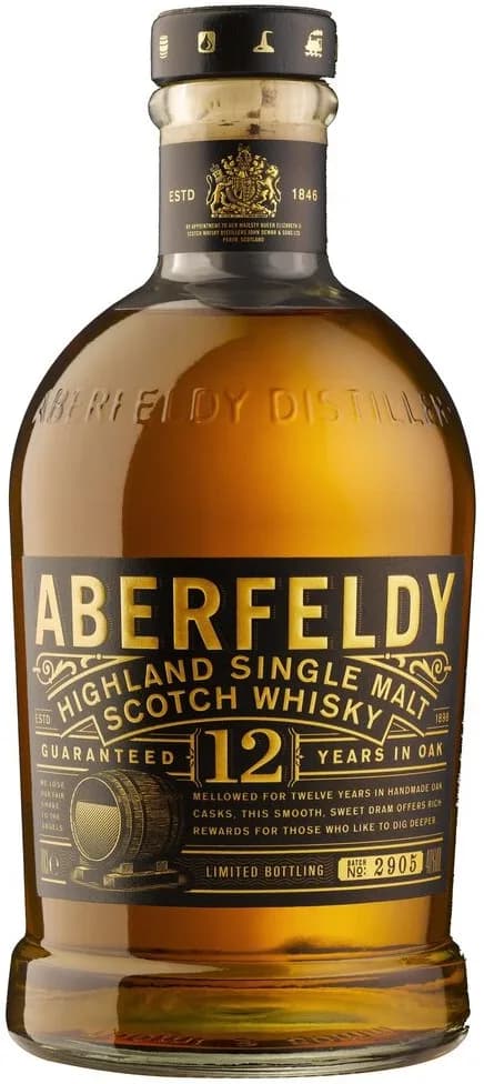 Aberfeldy 12 Years Single Malt Scotch Whisky