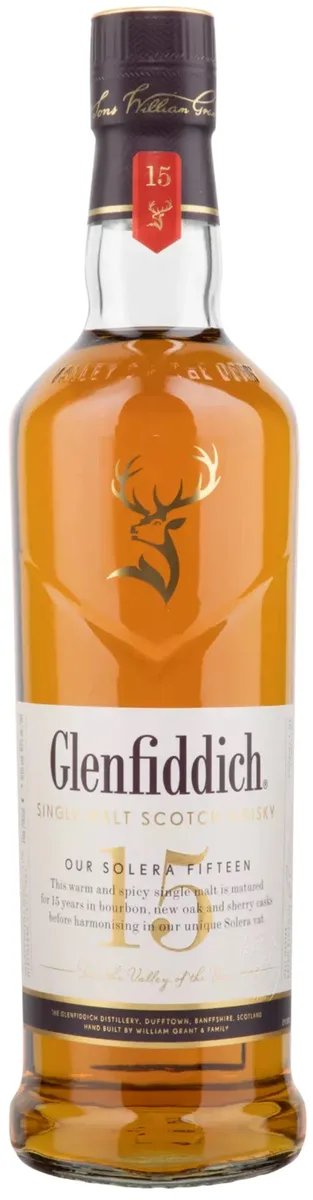 Glenfiddich 15 Years Our Solera Fifteen Single Malt Scotch Whisky