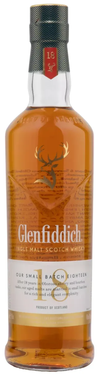 Glenfiddich 18 Years Our Small Batch Eighteen Single Malt Whisky