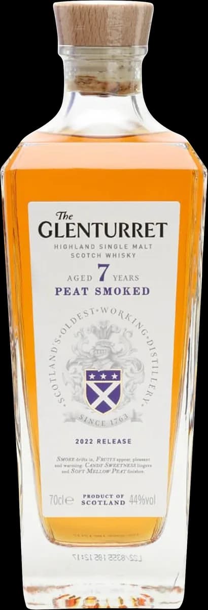 Glenturret Peat Smoked 7 Years Single Malt Scotch Whisky