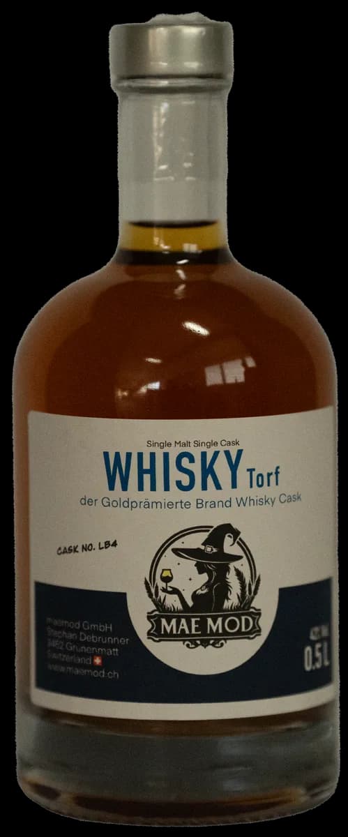 Flasche Maemod Torf Single Malt - Single Cask No. LB4 Whisky