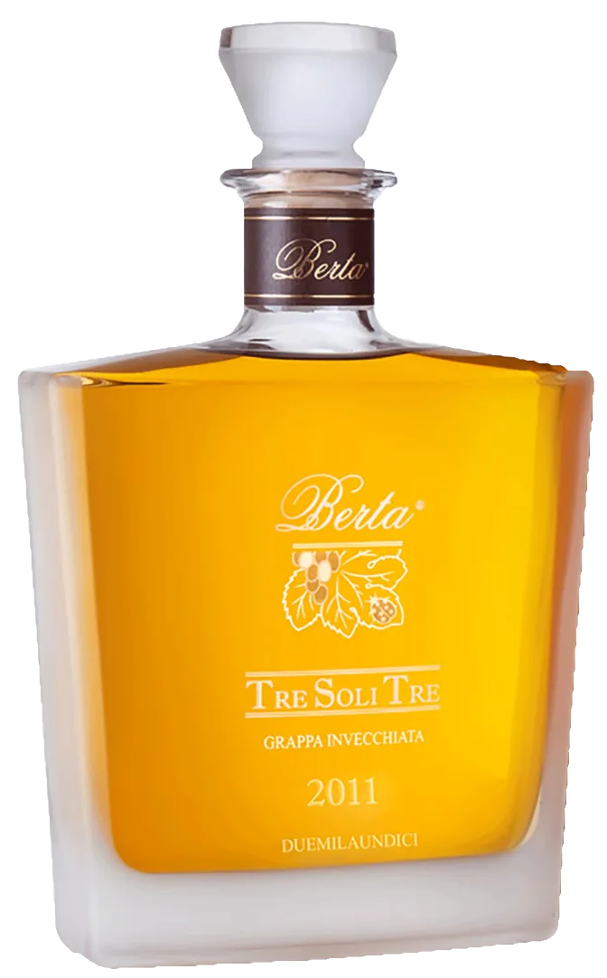 Berta Grappa di Nebbiolo Tre Soli Tre