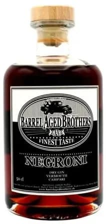 Flasche Barrel Aged Brothers Negroni