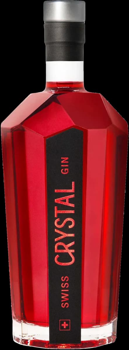 Flasche Swiss Crystal Gin Red
