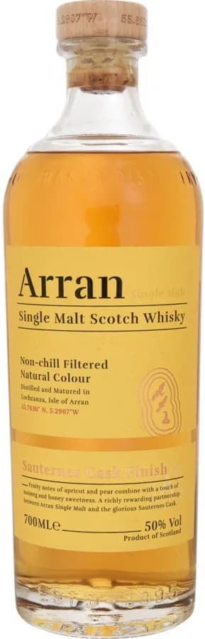 Arran The Sauternes Cask Finishes Single Malt Whisky