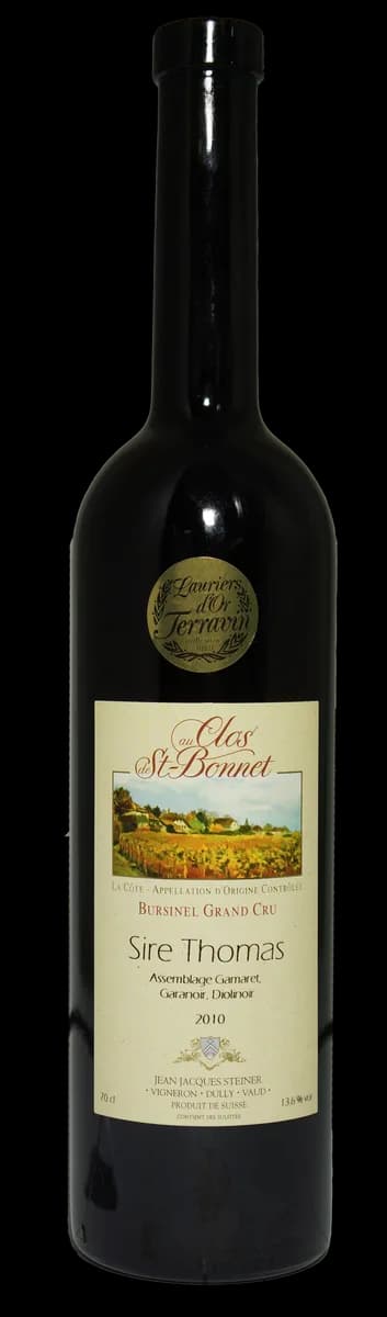 Sire Thomas Clos St-Bonnet Bursinel