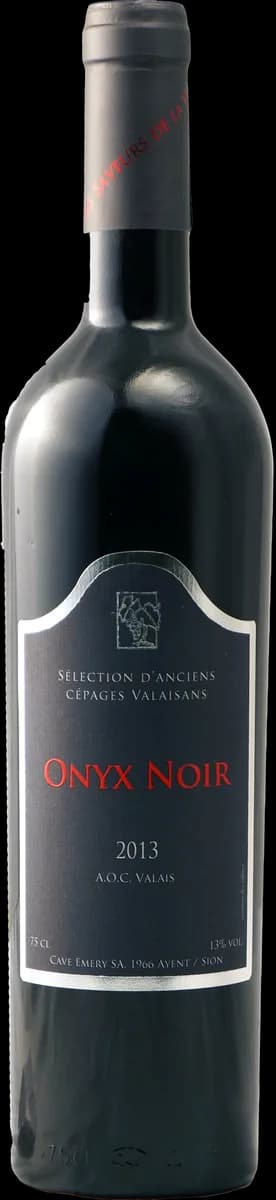 Flasche Onyx Noir Assemblage AOC Valais - Cave Emery
