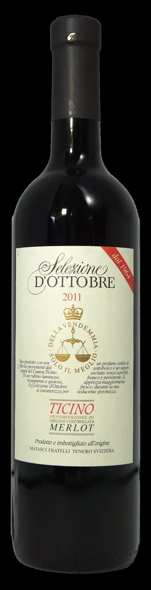 Bouteille Merlot Ticino Selezione d'Ottobre