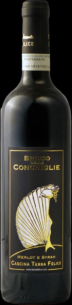 Flasche Bricco delle Conchiglie Merlot - Syrah DOC