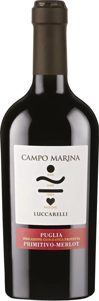 Flasche Primitivo-Merlot Puglia - Campo Marina