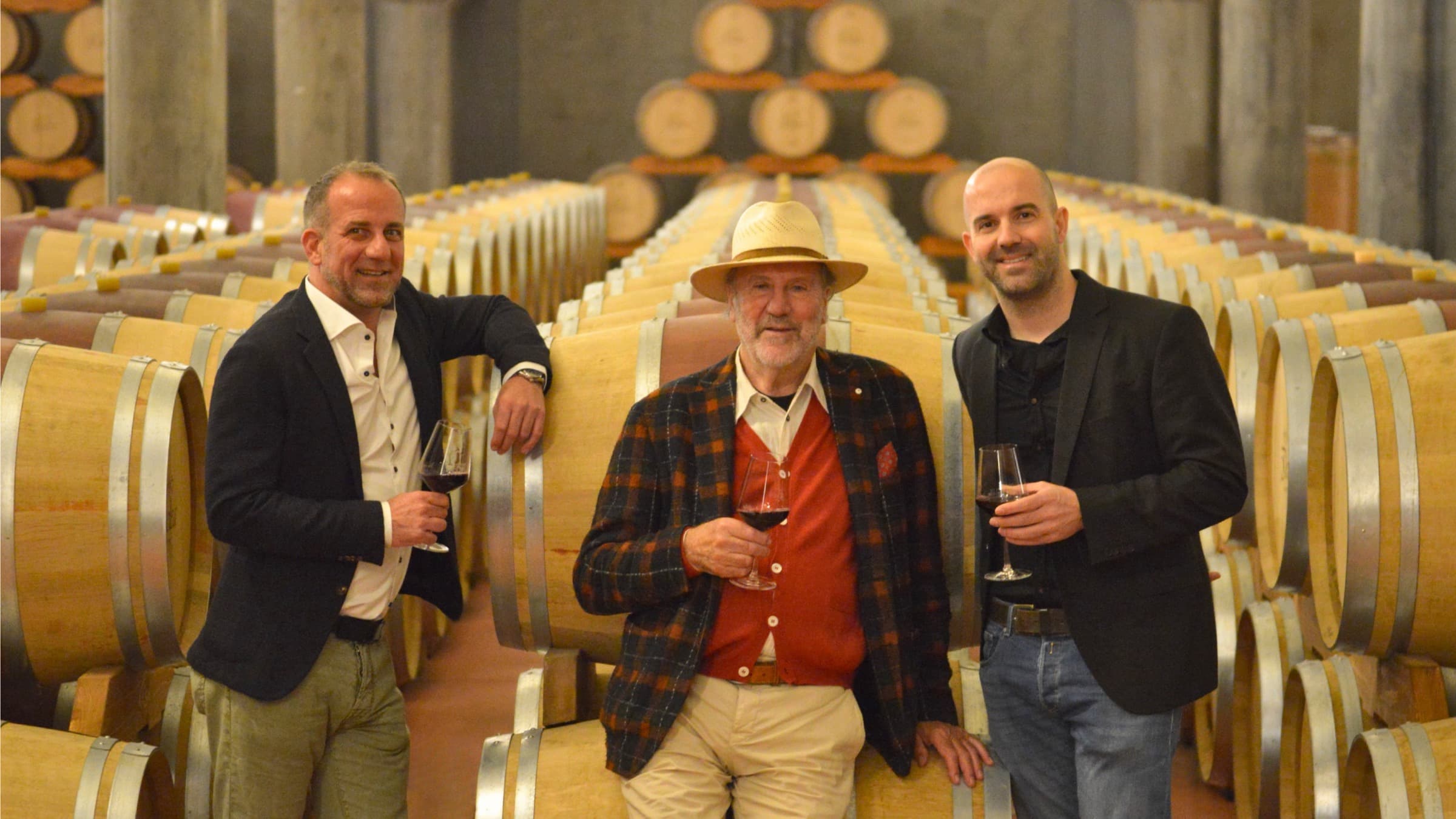 Im Barrique-Keller von Delea in Losone