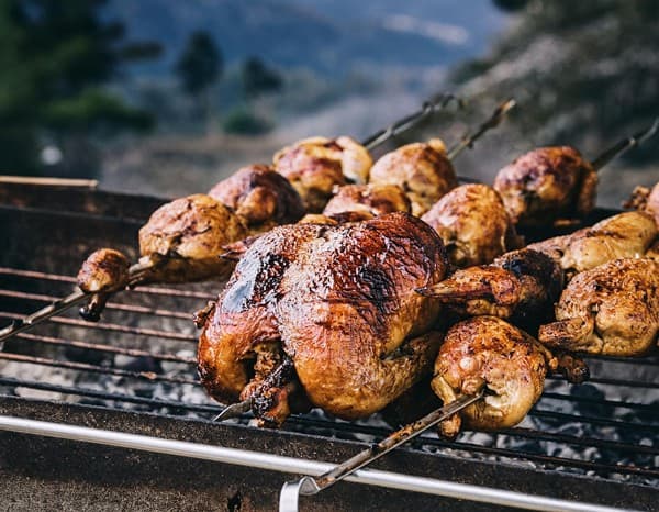 Geflügel vom Grill